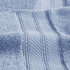 Modern Threads 4-Pack SpunLoft Bath Sheet Blue 35x66 - Image 6