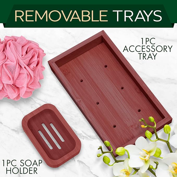 SereneLife Premium Bathtub Tray Caddy - Image 9
