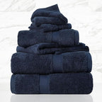 SUPERIOR Egyptian Cotton Pile 6 Piece Towel Set, Includes 2 Bath, 2 Hand - Image 2