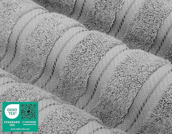 American Soft Linen Premium 3 Piece Towel Set, 1 Bath Towel 1 Hand Towel 1 - Image 3