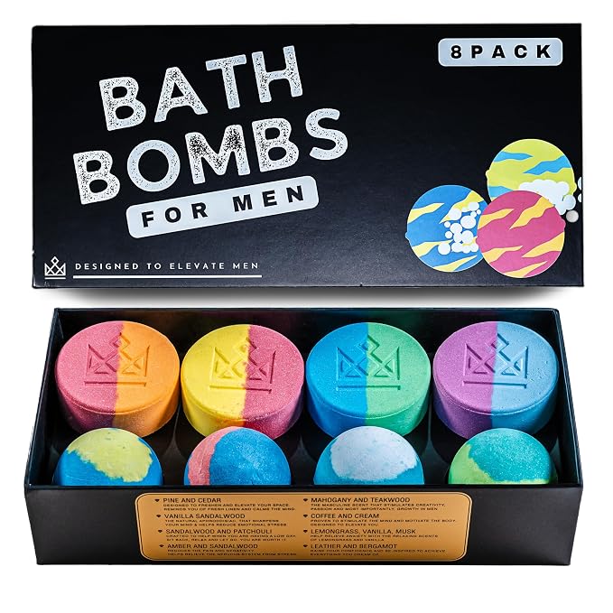 Bath Bombs for Men by MakeLifeExclusive