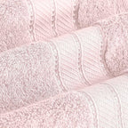 Modern Threads 4-Pack SpunLoft Bath Sheet Blush 35x66 - Image 4