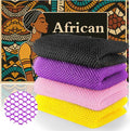 African Net Sponge Set -Premium Exfoliating Bath Scrubber by SpiralScgv
