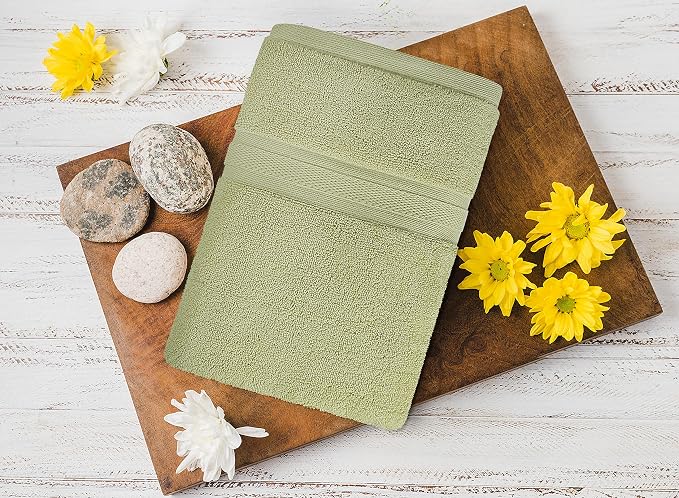 Towel and Linen Mart 4 Pieces Bath Towel Sets - Image 7