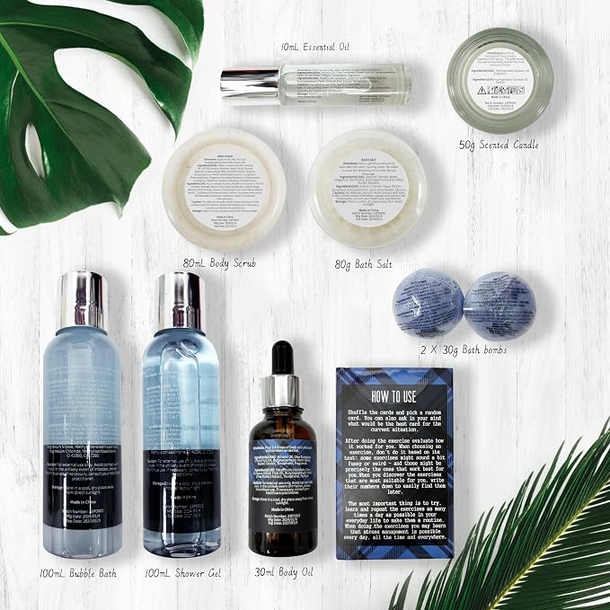 PEARLWORLD Bath Set with Ocean Scented Spa Gifts - Image 8
