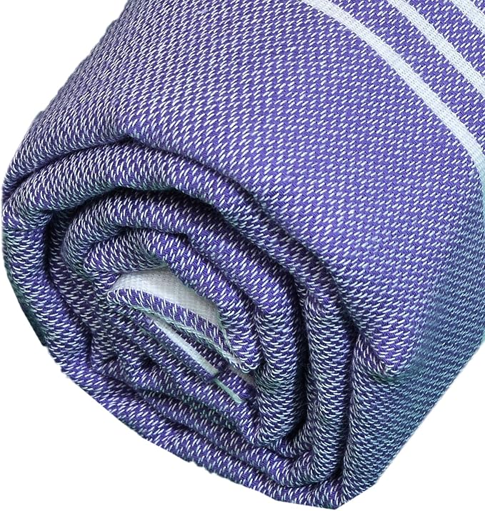 Bersuse Towels Anatolia XL Beach Blanket Throw Blanket Turkish Towel 100% - Image 7