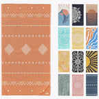 FESHKA Sand Proof Turkish Beach Towel – Oversized, Quick Dry & Lightweight by FESHKA