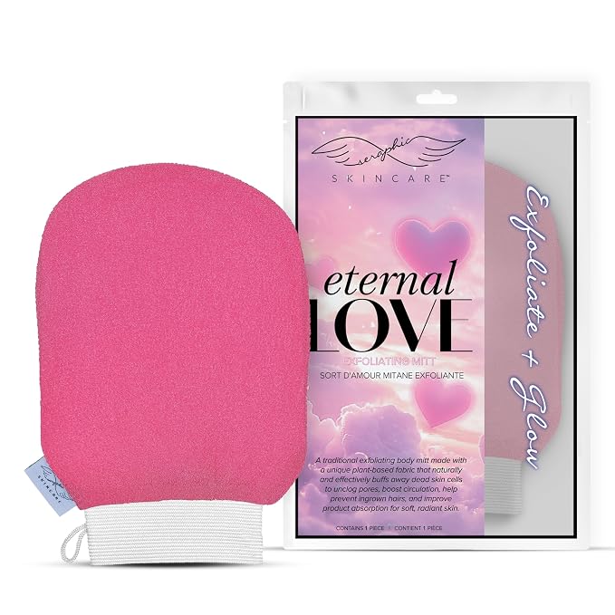 Seraphic Skincare Eternal Love Premium Exfoliating Mitt by SeraphicSkincare