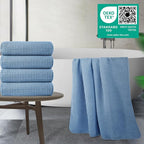 POLYTE 430 GSM Microfiber Oversize Quick Dry Lint Free Bath Towel, 60 x 30 in - Image 2