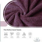 100% Cotton Hand Towel Set of 4, Sustainable, Highly Absorbent, Quick Drying - Image 3