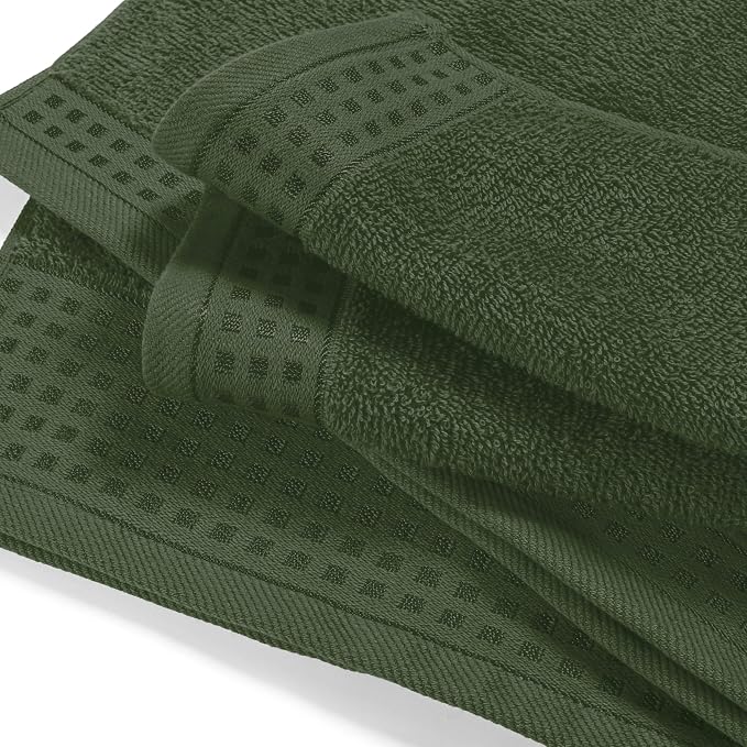 GLAMBURG Ultra Soft 3 Pack Cotton Towel Set, Contains a Bath Towel 28x55 inch - Image 2