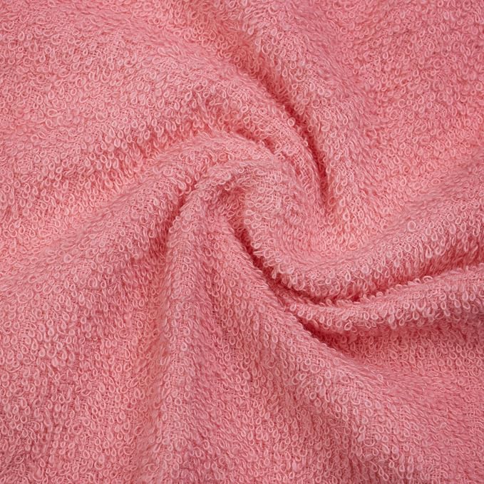 Basic Wash Cloths 12x12 Inches – Pack of 12 – Rose Pink Color – Soft and - Image 5