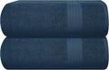 GLAMBURG Premium Cotton Oversized 2 Pack Bath Sheet 35x70-100% Pure Cotton by GLAMBURG