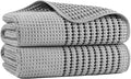 MICROFI New Microfiber Waffle Bath Towels, 2 Pieces, Fast Drying, Lint Free 430 by Unknown