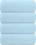 Tens Towels Pack of 4 Extra Large Bath Towels 30 x 60 Inches, 100% Cotton - Image 8