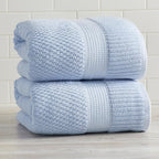 NY Loft 2 Pack Bath Sheet Towel Set | 100% Cotton | Absorbent Quick-Dry - Image 2