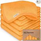 6-Pack Baby Washcloths – Soft Absorbent Viscose from Bamboo Washcloths by KeaBabies