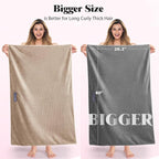 MABAO 2 Pack Microfiber Hair Towel Wrap - Image 2