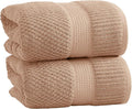 NY Loft 100% Cotton 2 Pack Bath Sheet Towel Set | Extra Large Oversize Bath by NYLoft