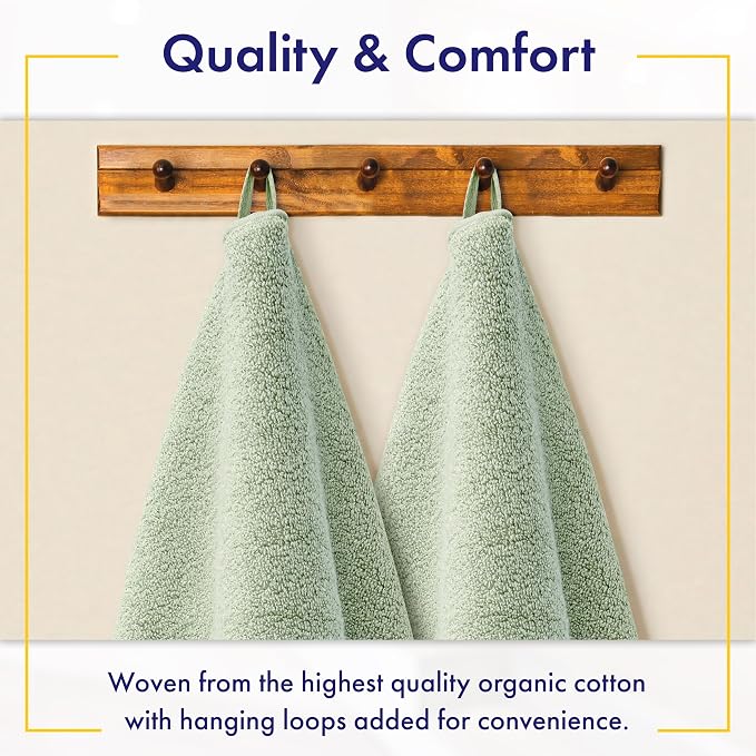Alusa Home 100% Organic Luxury Bath Sheets - Image 4