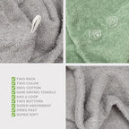 American Soft Linen 100% Cotton Hair Towels - Image 6