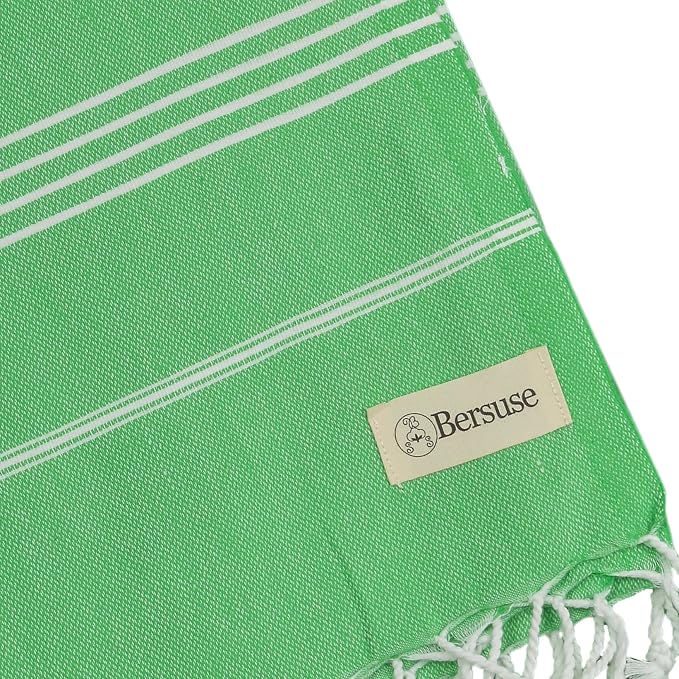 Bersuse Towels Anatolia XL Beach Blanket Throw Blanket Turkish Towel 100% - Image 9