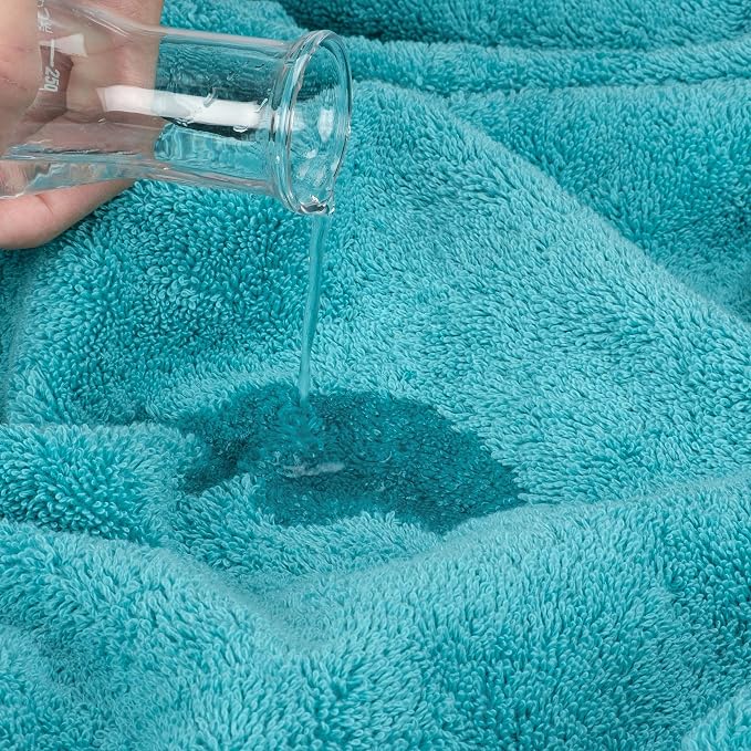 Cotton Paradise 6 Piece Towel Set 100% Cotton Soft Absorbent Turkish Towels - Image 6