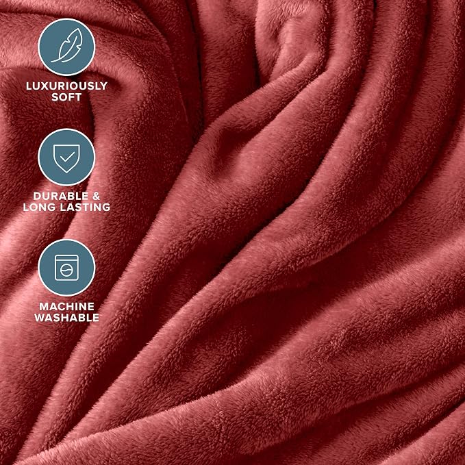 Bare Home Fleece Blanket - Image 6