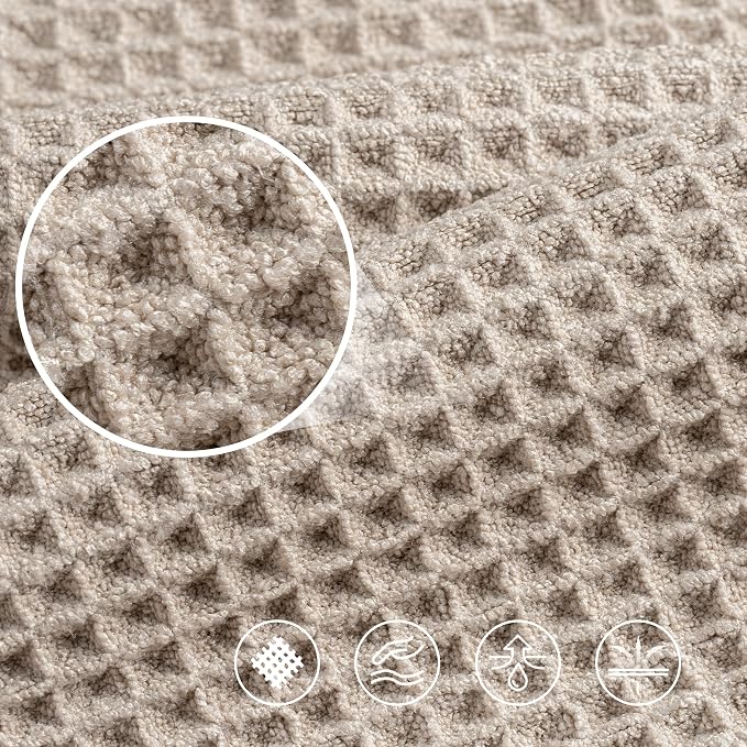 POLYTE 430 GSM Microfiber Oversize Quick Dry Lint Free Bath Towel, 60 x 30 in - Image 5