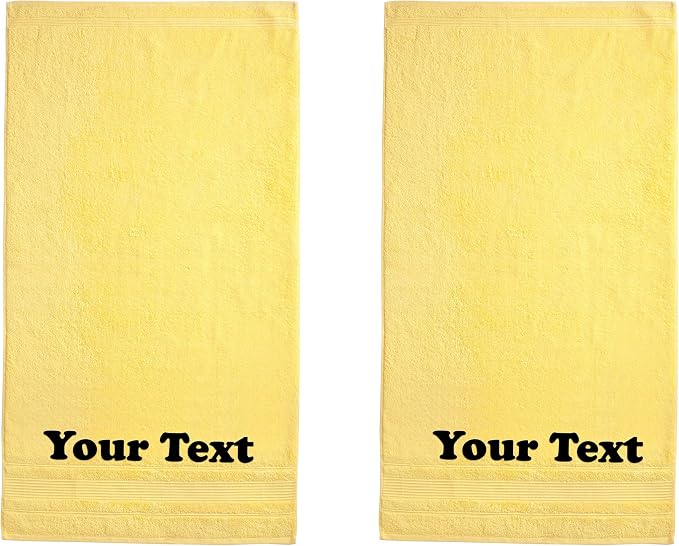 Personalize Your Towels with Custom Embroidery: Names, and Initials. Perfect by Ephesos