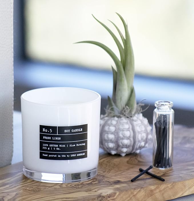 Lulu Candles | Jasmine & Lily | Highly Scented Candles - Image 3