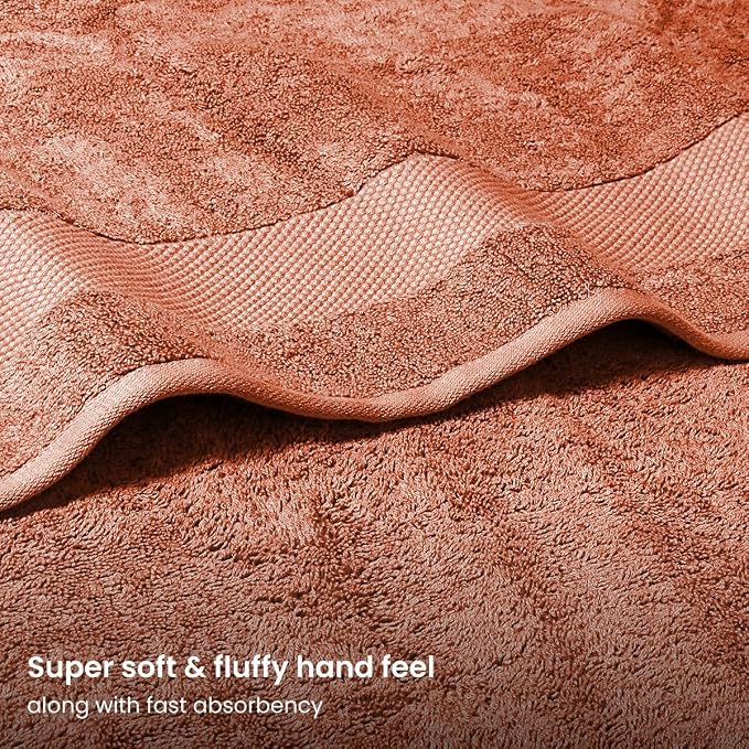 BIOWEAVES 100% Organic Cotton 700 GSM Luxury Bath Towels - Image 3