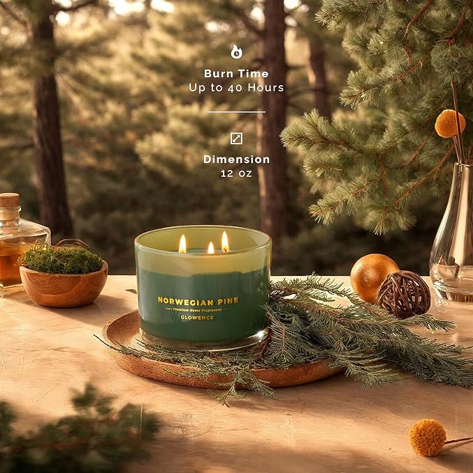 Luxury Pine Scented Candle - Image 4