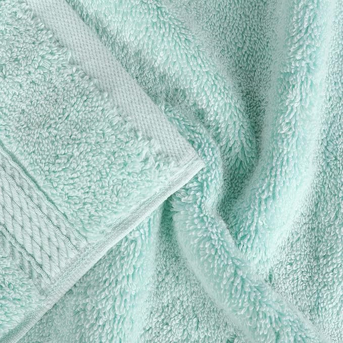 SUPERIOR Egyptian Cotton Pile 8 Piece Towel Set, Includes 2 Bath, 2 Hand - Image 7