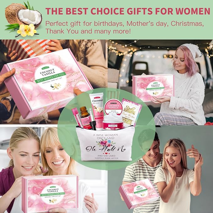 Gifts for Women, Birthday Gifts Friendship Gifts for Women, Travel Size Coconut - Image 2