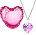 Love Potion Bath Bomb with Necklace Created with Crystal Extra Large 10 oz. - Image 4