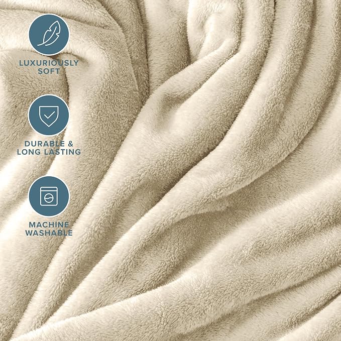 Bare Home Fleece Blanket - Image 6