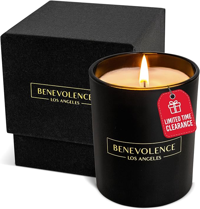 Benevolence LA Clearance Candle Rose & Sandalwood Christmas Scented Candles | by BenevolenceLA