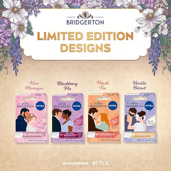 NIVEA Lip Care, Bridgerton Limited Edition Moisturizing Lip Balms - Image 3