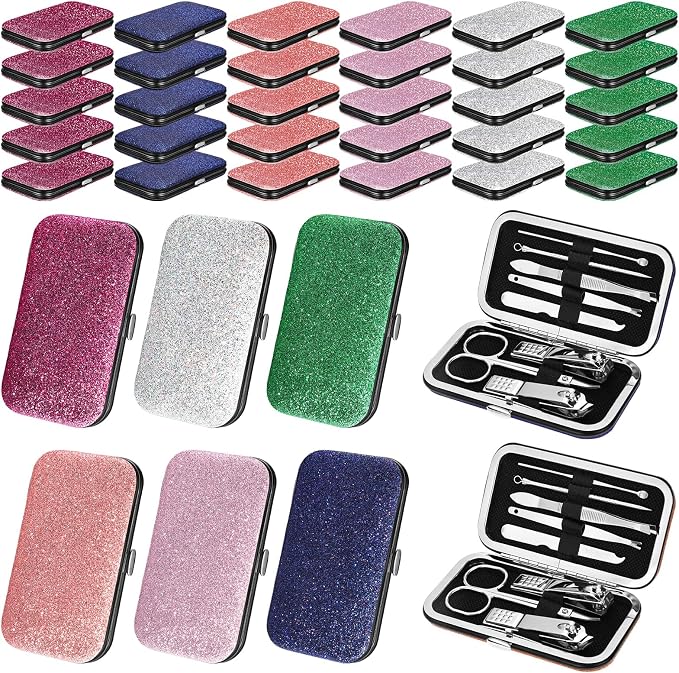 30 Sets Bulk Gifts for Women Manicure Set Bulk Professional Nail Care Kit Nail by Leriton