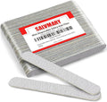 Disposable Zebra Nail Files 80/80 Grit 5 Inch Double Sided Emery Boards by SALVMARY
