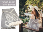 Premium Turkish Beach Towel – 35"x67" Lightweight Quick Dry Towel – 100% Cotton - Image 7