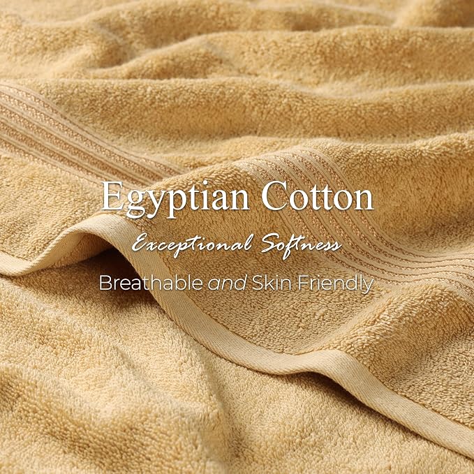 Superior Egyptian Cotton 3-Piece Towel Set, Basic Towels - Image 7