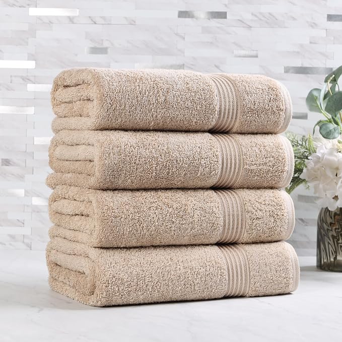 Superior Egyptian Cotton 4-Piece Bath Towel Set - Image 2