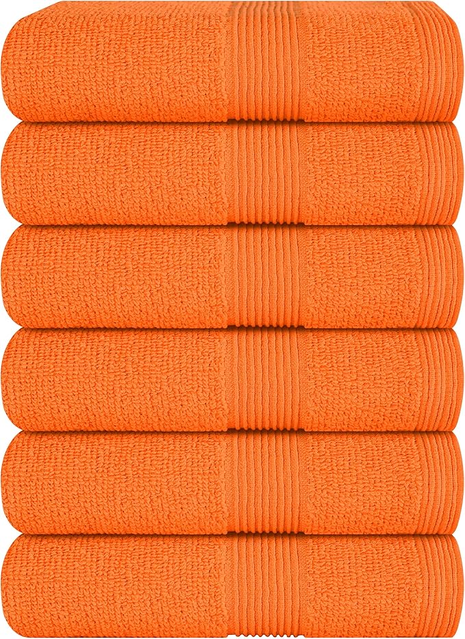 Belizzi Home Ultra Soft 6-Piece Hand Towel Set 16x28-100% Ringspun Cotton by Unknown