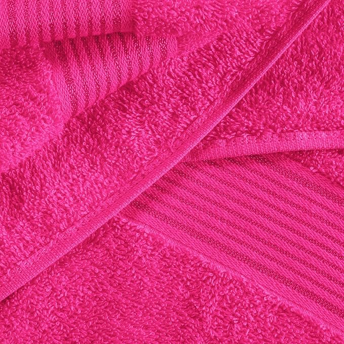 BELZZI Home Ultra Soft 4 Pack Oversized Bath Towel Set 27x54, Cotton Compact - Image 2