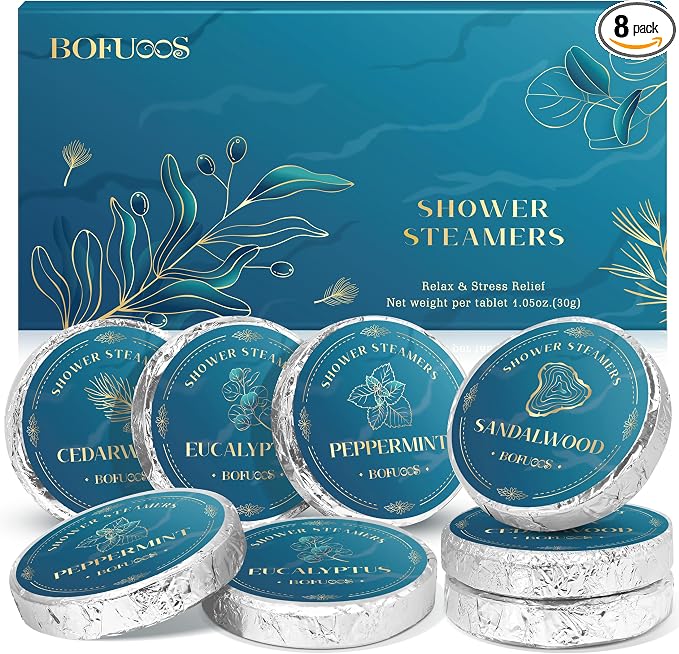 Shower Steamers Aromatherapy, Dad Gifts by BofuoosBathSpa