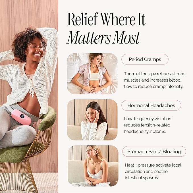 Menstrual Heating Pad for Period Cramps – Portable Heating Pad for Period - Image 2