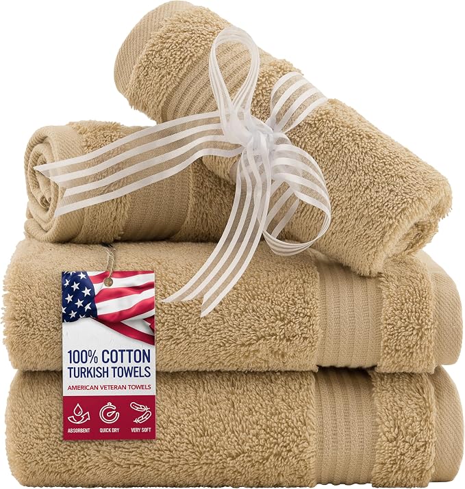American Veteran Towel, 100% Cotton Turkish Washcloths by AmericanVeteranTowel
