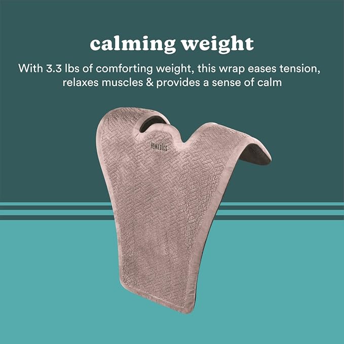 Homedics Vibration Heated Shoulder Massager Wrap, Comfort Pro Elite, Soft Fabric - Image 7